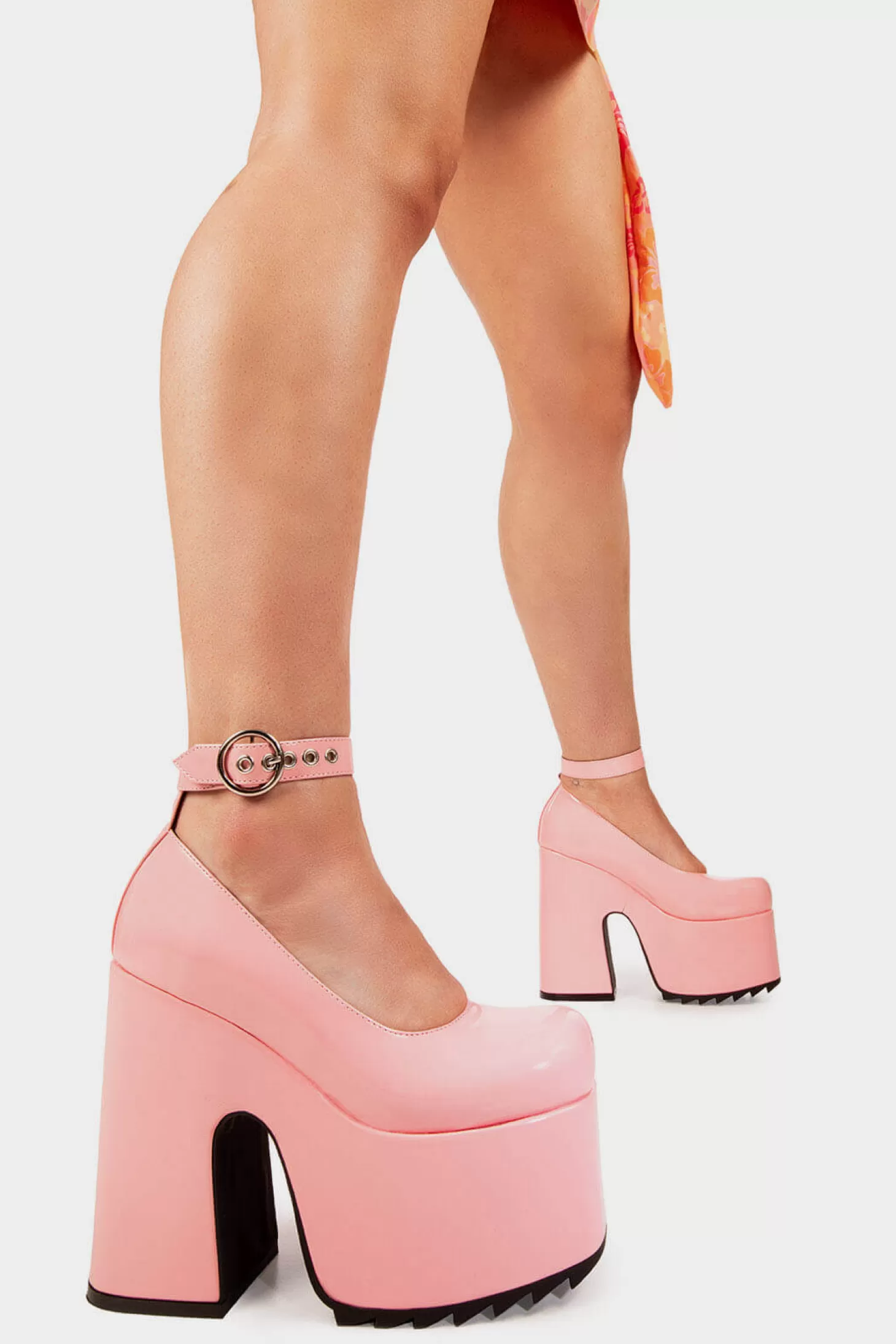 lamodawebsite Plate-Forme*Power Trip Chunky Platform Heels