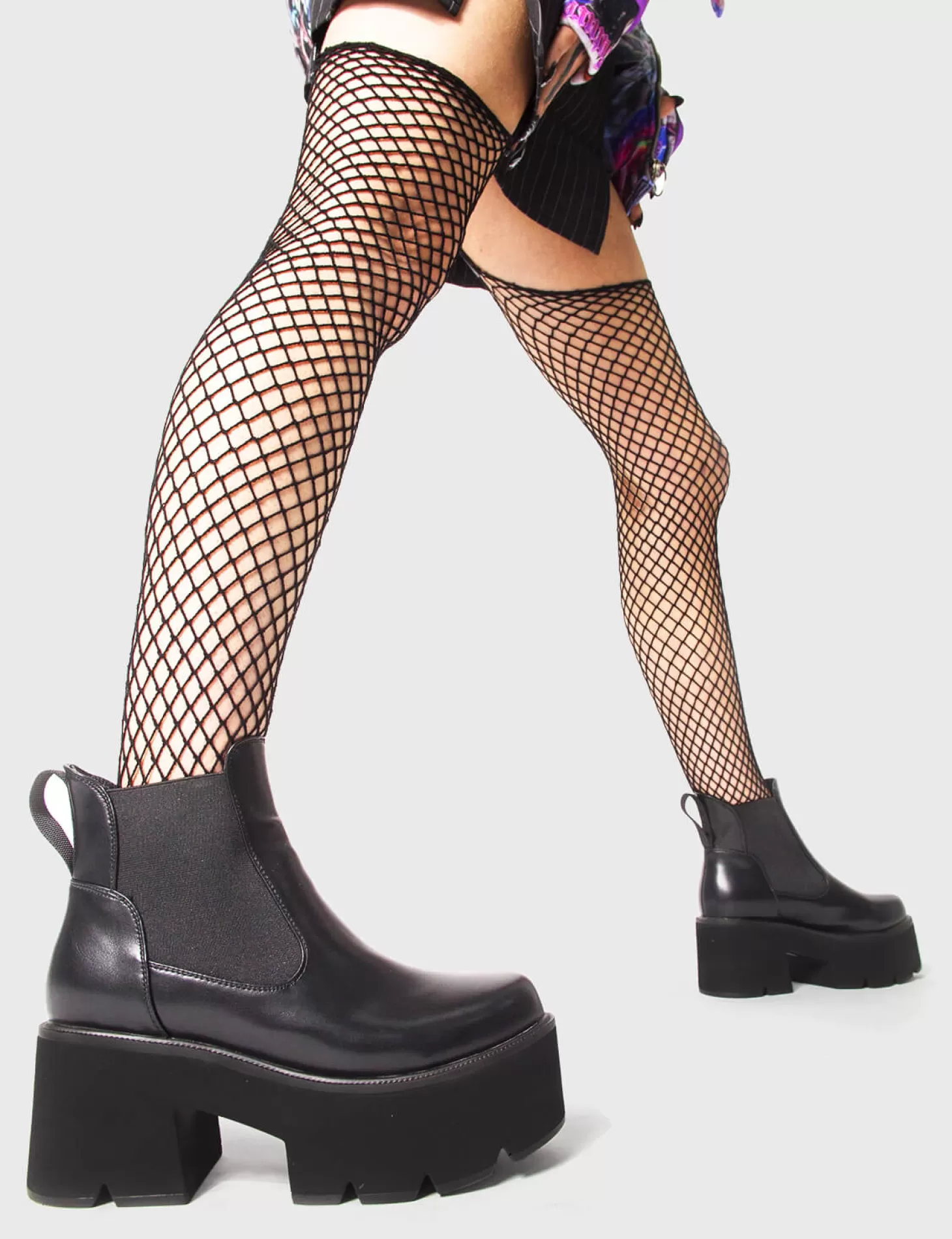 lamodawebsite Cheville*Tough Love Chunky Platform Ankle Boots
