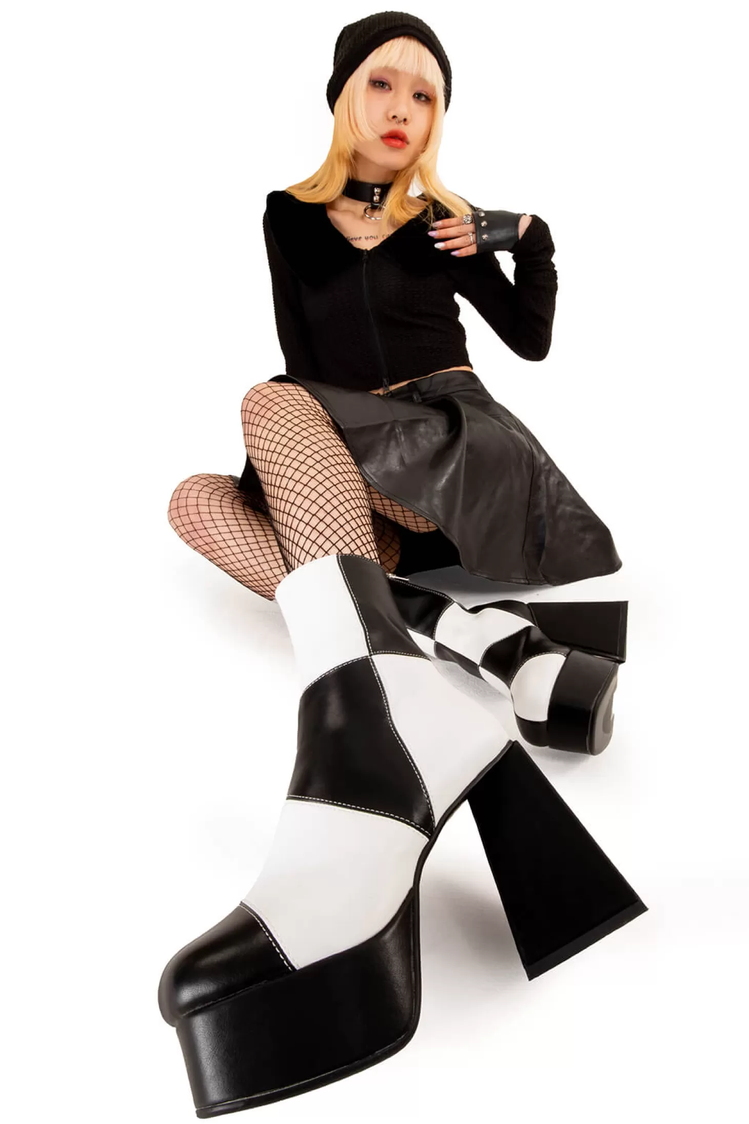 lamodawebsite Cheville*Wait A Minute Platform Ankle Boots